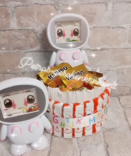 Schokoladenriegel Torte zum Geburtstag für Kinder