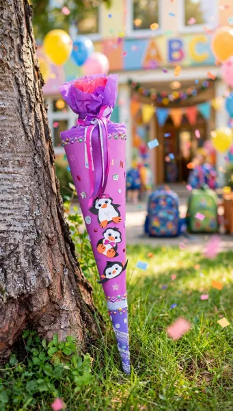 Pinguin Schultüte