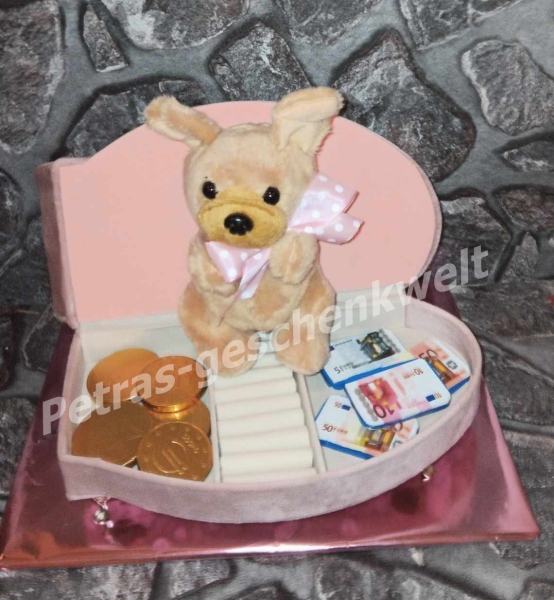 Schmuckschachtel  Sofaform Geldgeschenk