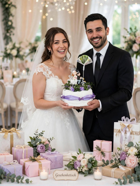 Hochzeit Handtuchtorte Geldgeschenk